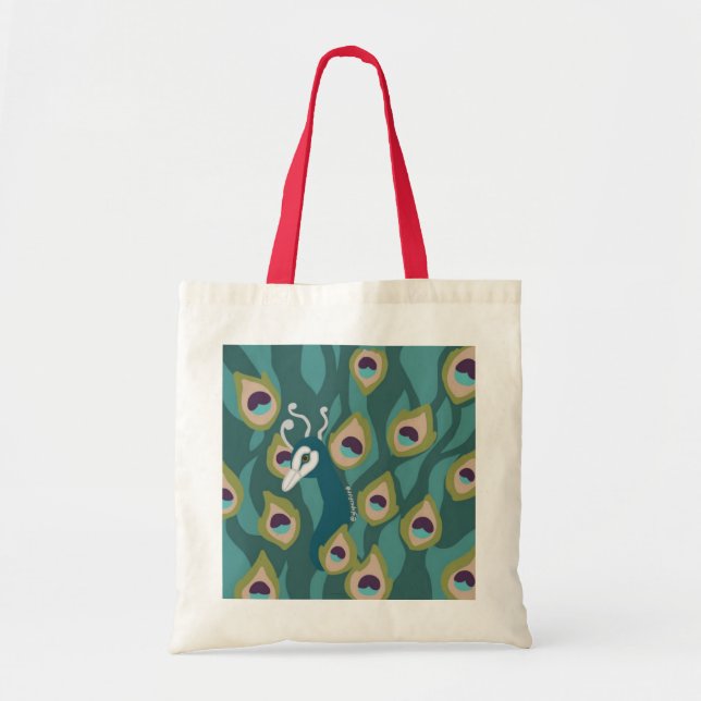 Peacock Tote Bag (Front)