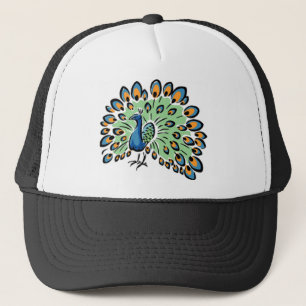 Peacock Trucker Hat