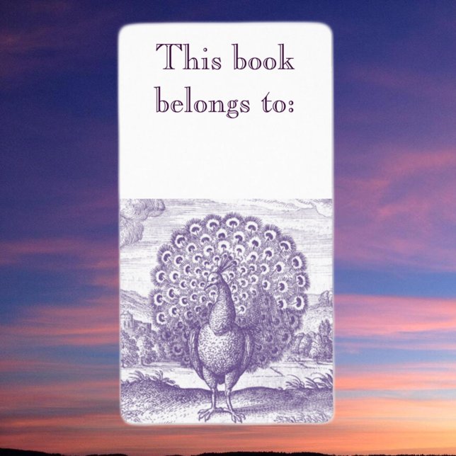 Peacock, une gravure vintage (Créateur téléchargé)