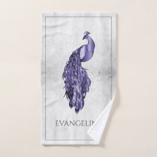 Peacock violet élégant