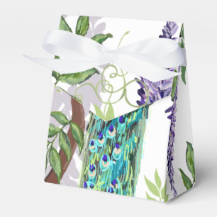 Peacock Wedding Favor Box