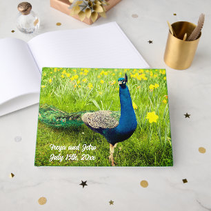 Peacock Wedding Guest Book