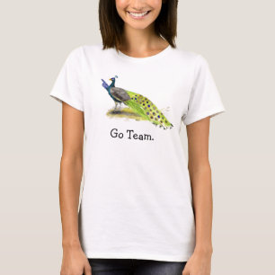 Peacock Wedding Maid of Honour T-Shirt