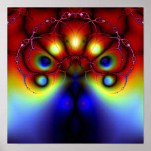Peacocking From the Shadows (12" x 12") Impression