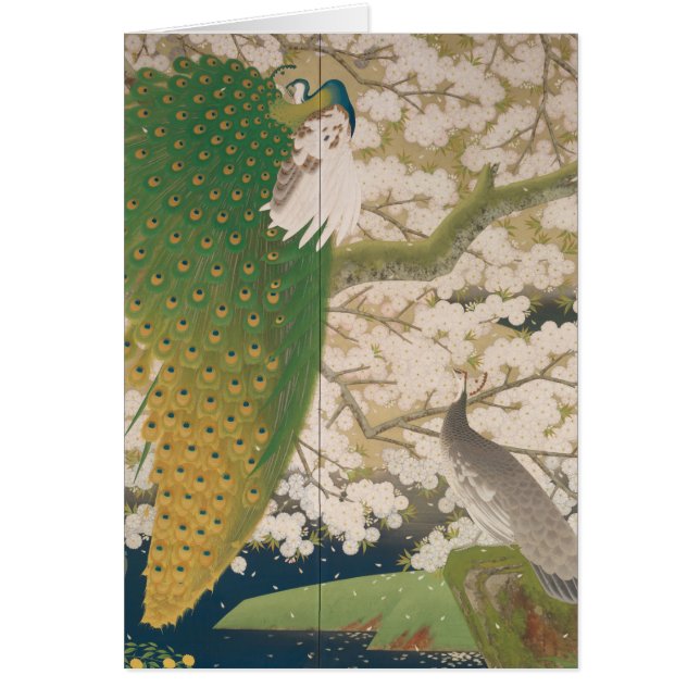Peacocks and Cherry Tree (1925) (Front)