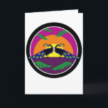 Peacocks at Sunset Card<br><div class="desc"></div>