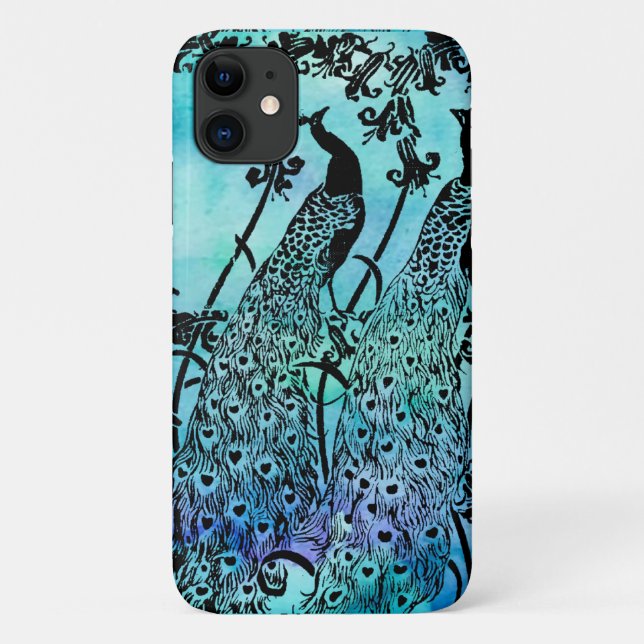 Peacocks Case-Mate iPhone Case (Back)