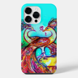 PEACOCKS IN LOVE iPhone 14 PRO MAX CASE