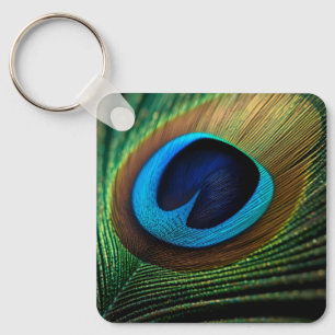 Peacock's Jewel Keychain