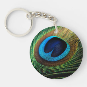 Peacock's Jewel Keychain