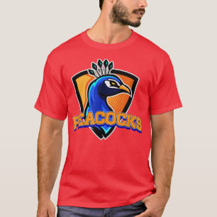 Peacocks Lovers Fan Animal Wildlife Team Supporter T-Shirt