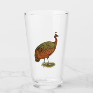 Peafowl: Congo Peahen Glass
