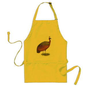 Peafowl:  Congo Peahen Standard Apron