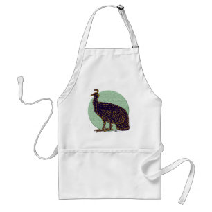 Peafowl:  Impressionistic Congo Hen Standard Apron