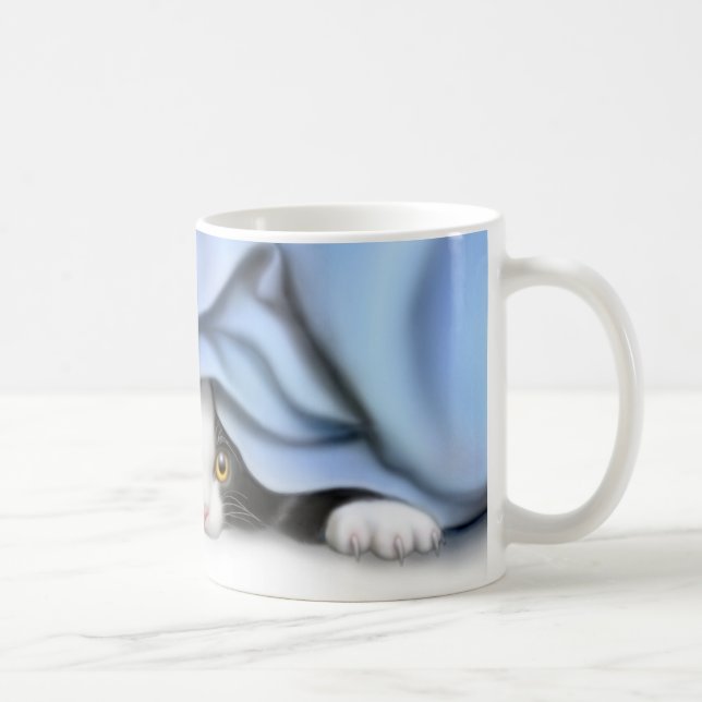 Peak-a-Boo Kitty Cat Mug (Right)
