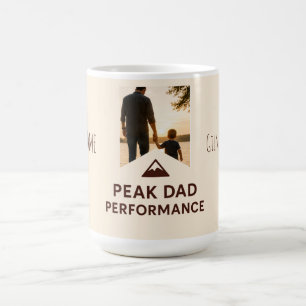 Peak Dad Performance Shirt Funny Father's Day Gift Coffee Mug
