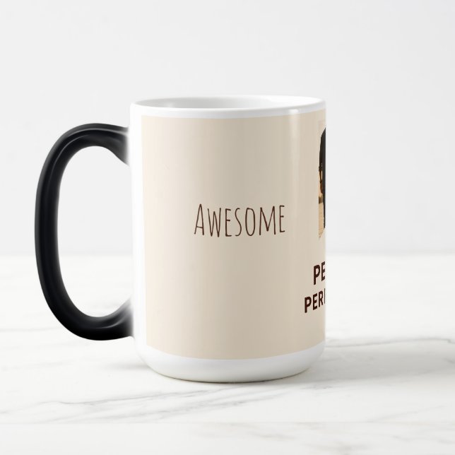 Peak Dad Performance Shirt Funny Father's Day Gift Magic Mug (Left)