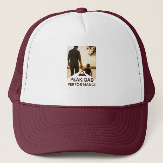 Peak Dad Performance Shirt Funny Father's Day Gift Trucker Hat