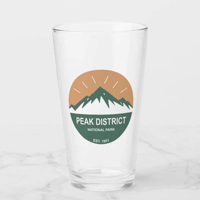 Peak District National Park Glass (Front)