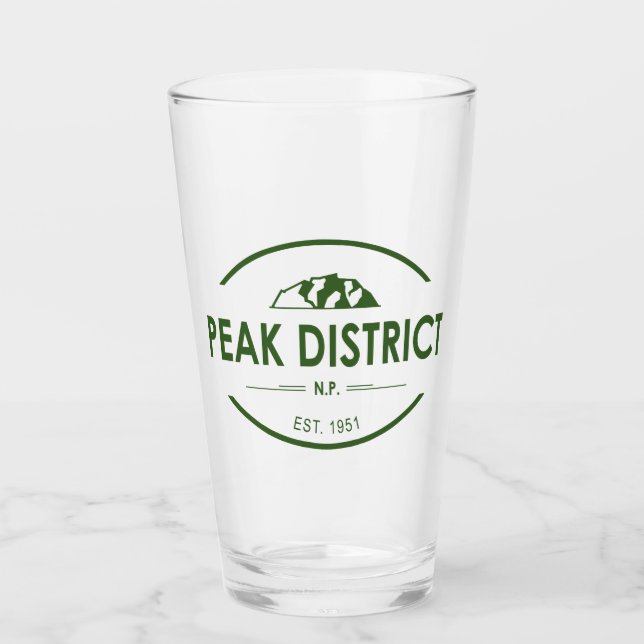 Peak District National Park Glass (Front)