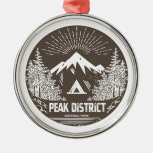 Peak District National Park Metal Ornament