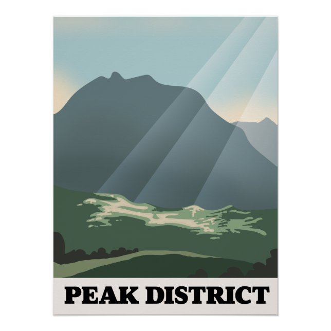 Peak District National Park Poster (Front)