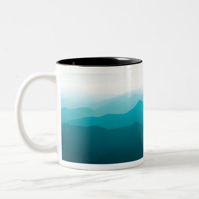 Peak Echos Two-Tone Coffee Mug (Left)