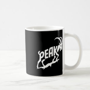 Peak Mountain Goat Word Art – Hiking And Climbing Coffee Mug