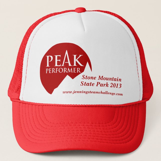 "Peak Performer" signifie logo rouge casquette de  (Devant)