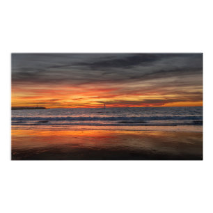 Peak Sunset - Marina Del Rey, CA Photo Print