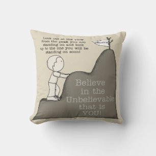Peak to Peak Throw Pillow