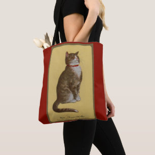 Peake, Chessie’s Old Man tomcat tabby cat Tote Bag