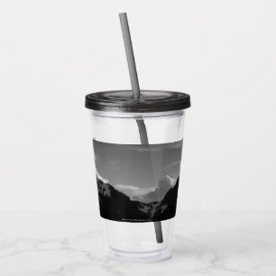 Peaks and Clouds Acrylic Tumbler