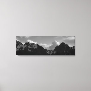 Peaks and Clouds Canvas Print