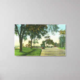 Peaks Island View of Pumpkin Knob Canvas Print