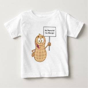 Peanut Allergy 2 (customizable) Baby T-Shirt