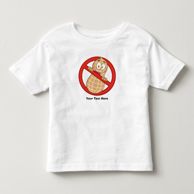 Peanut Allergy 2 (customizable) Toddler T-shirt (Front)