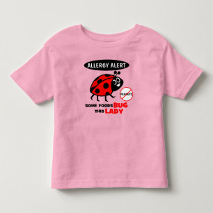 Peanut Allergy Alert Ladybug Shirt