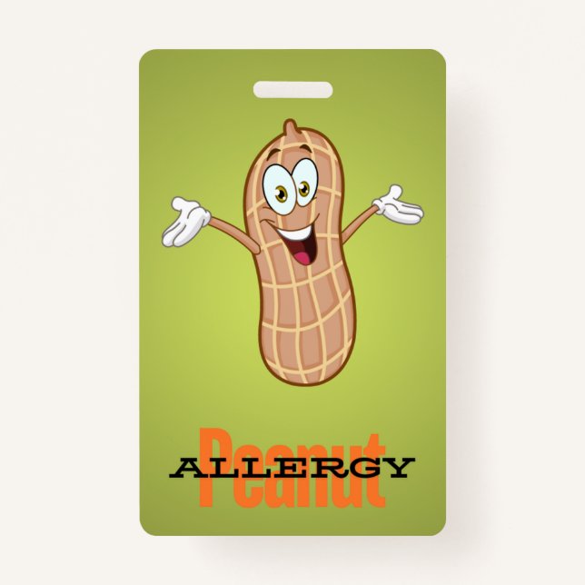Peanut Allergy Badge (Front)