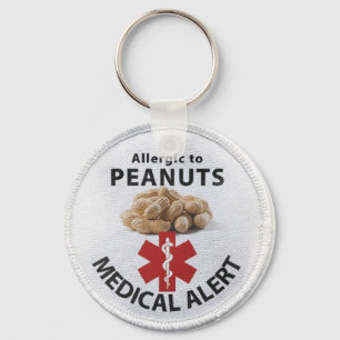 Peanut Allergy Keychain