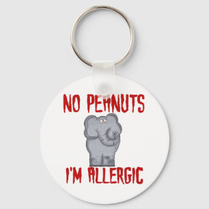 Peanut Allergy Keychain