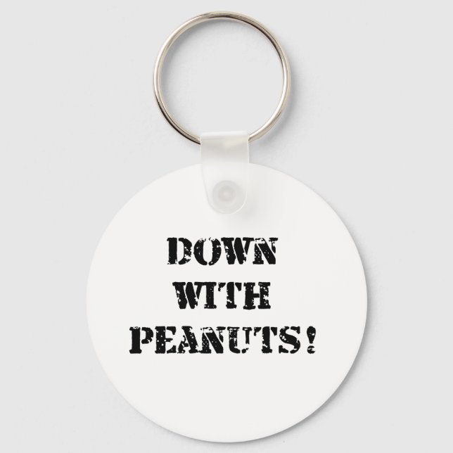 Peanut Allergy Keychain (Front)