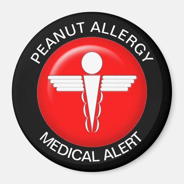 Peanut Allergy Magnet (Front)