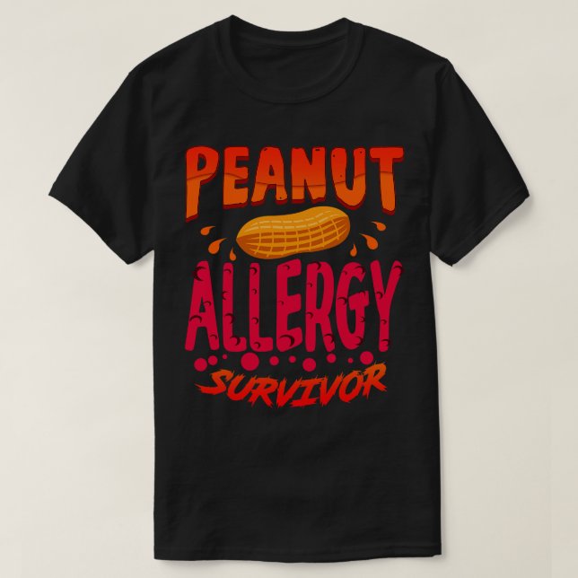 Peanut Allergy Survivor 3 T-Shirt (Design Front)