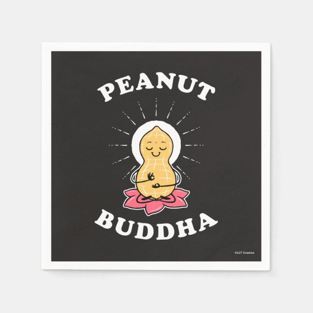 Peanut Buddha Napkin (Front)