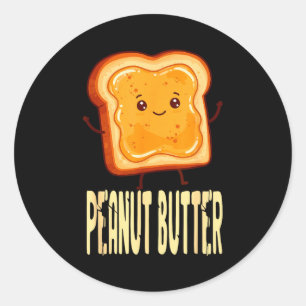 Peanut Butter &amp; Jelly Matching Couple Friends  Classic Round Sticker
