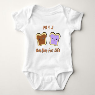 Peanut Butter and Jelly Baby Bodysuit