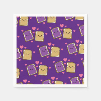 Peanut Butter and Jelly Birthday Party PBJ Napkin
