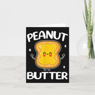 Peanut Butter And Jelly Couple Matching Halloween  Card