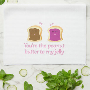 Peanut Butter and Jelly Kitchen Towel